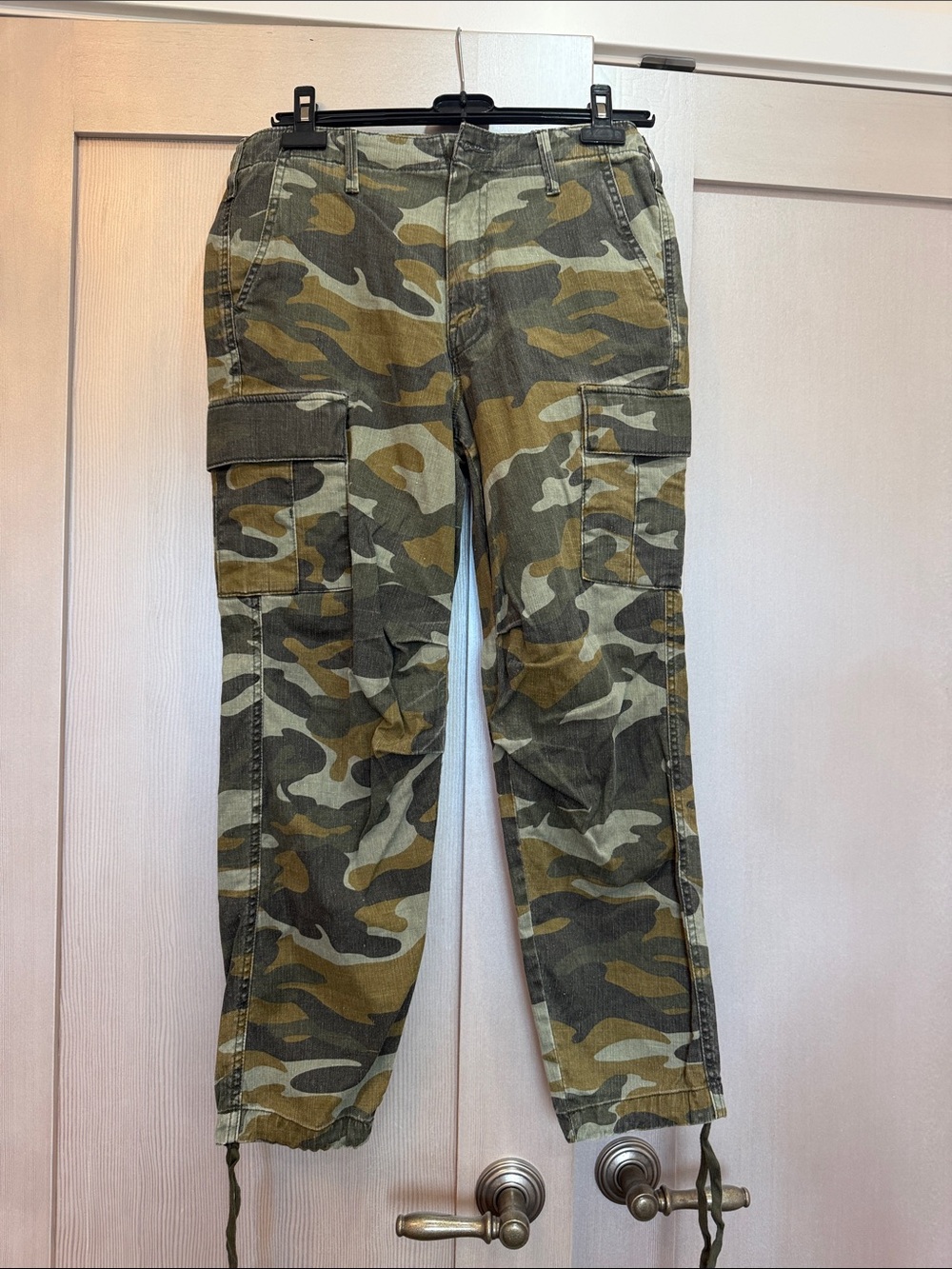 Mother linen and cotton pant